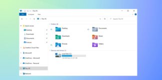 Windows 10 File Explorer UI