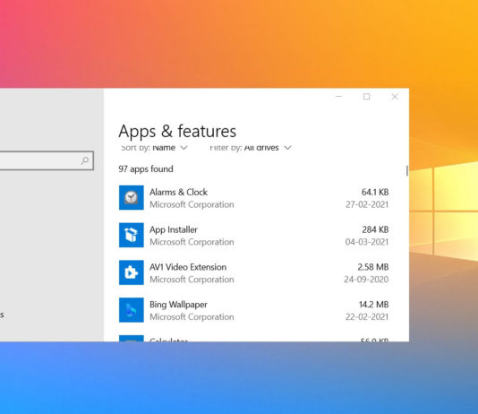 Windows 10 web apps