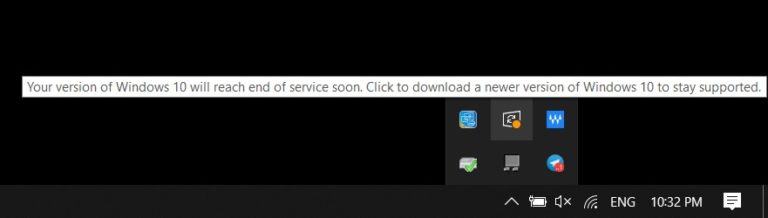 Microsoft begins warning Windows 10 v1909 users of its imminent death