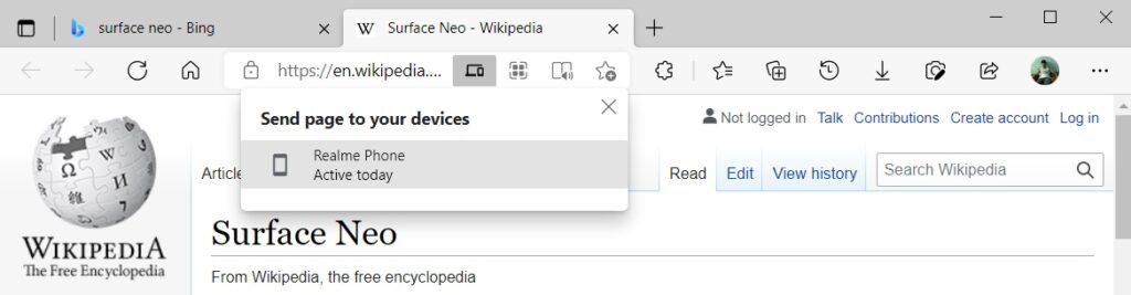 Microsoft Edge stable akhirnya mendapatkan alat berbagi tab - ID Atsit