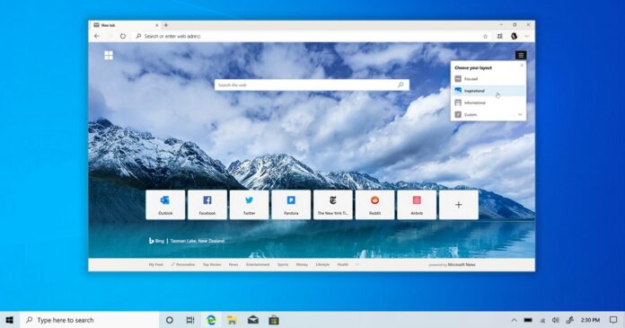 Microsoft Edge share tabs update