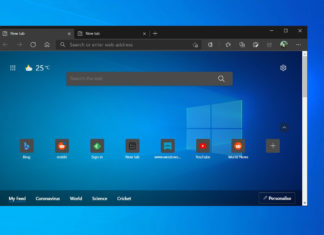 Microsoft Edge tab grouping