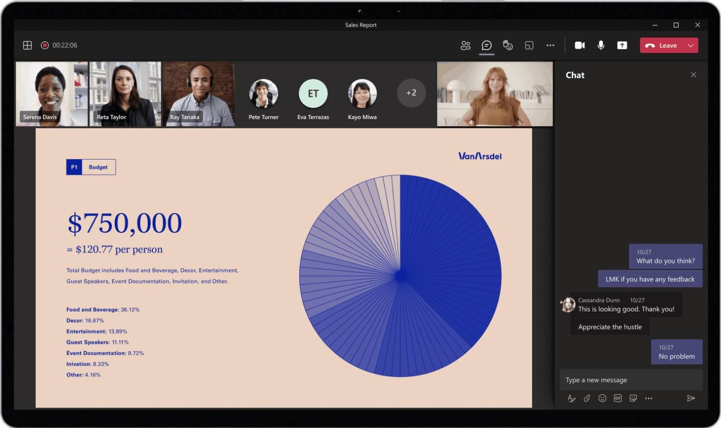 Microsoft Teams dynamic view