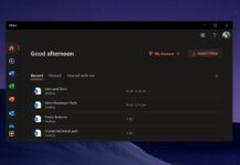 Office app for Windows 10