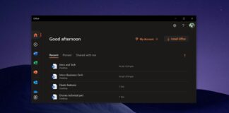 Office app for Windows 10