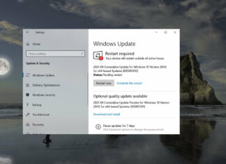 Windows 10 KB5001391