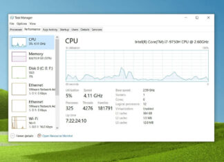 Windows 10 Task Manager update
