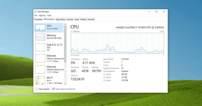 Windows 10 Task Manager update