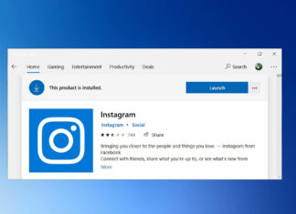 Instagram for Windows 10
