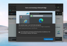 Internet Explorer on Windows 10