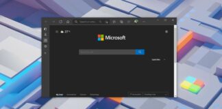 Microsoft Edge vertical tabs update