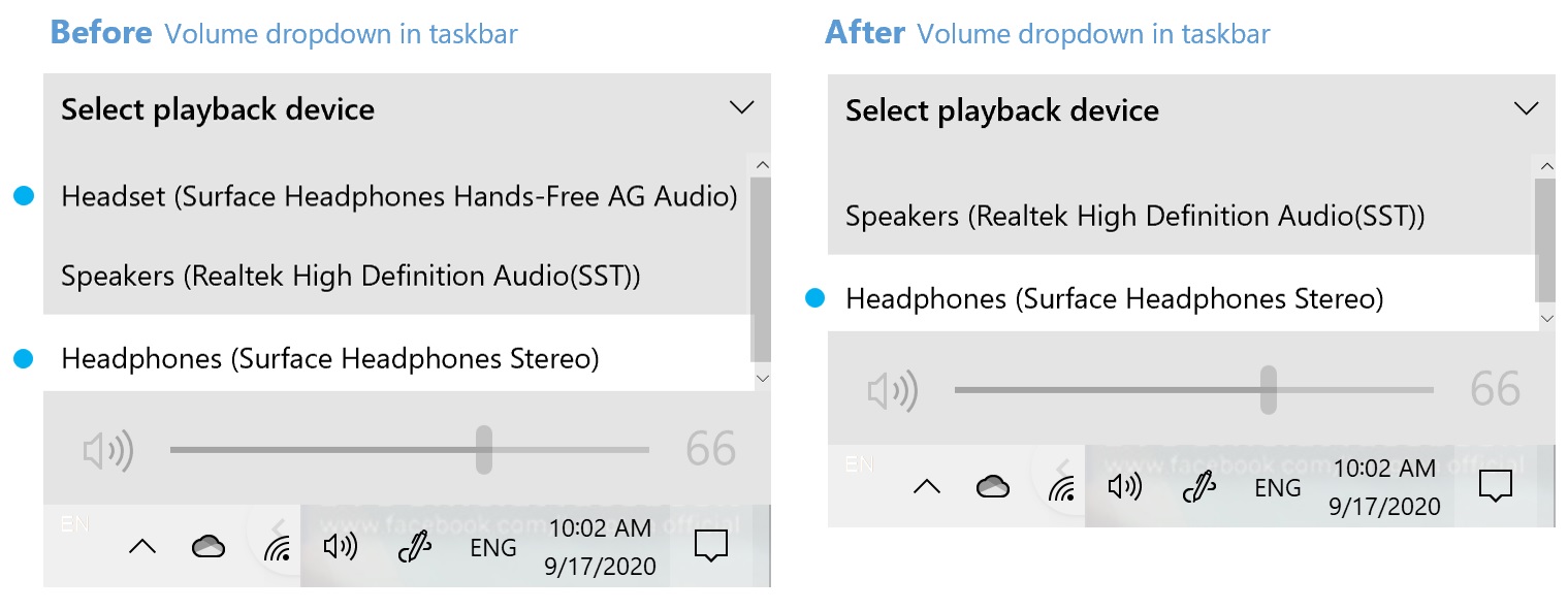 Windows 10 Bluetooth UI