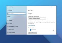Windows 10 audio settings