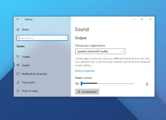 Windows 10 audio settings