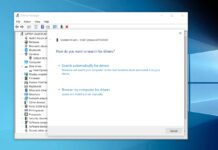 Windows 10 driver upgrade
