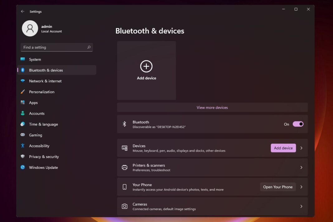Hands on with redesigned settings app on windows 11 photos