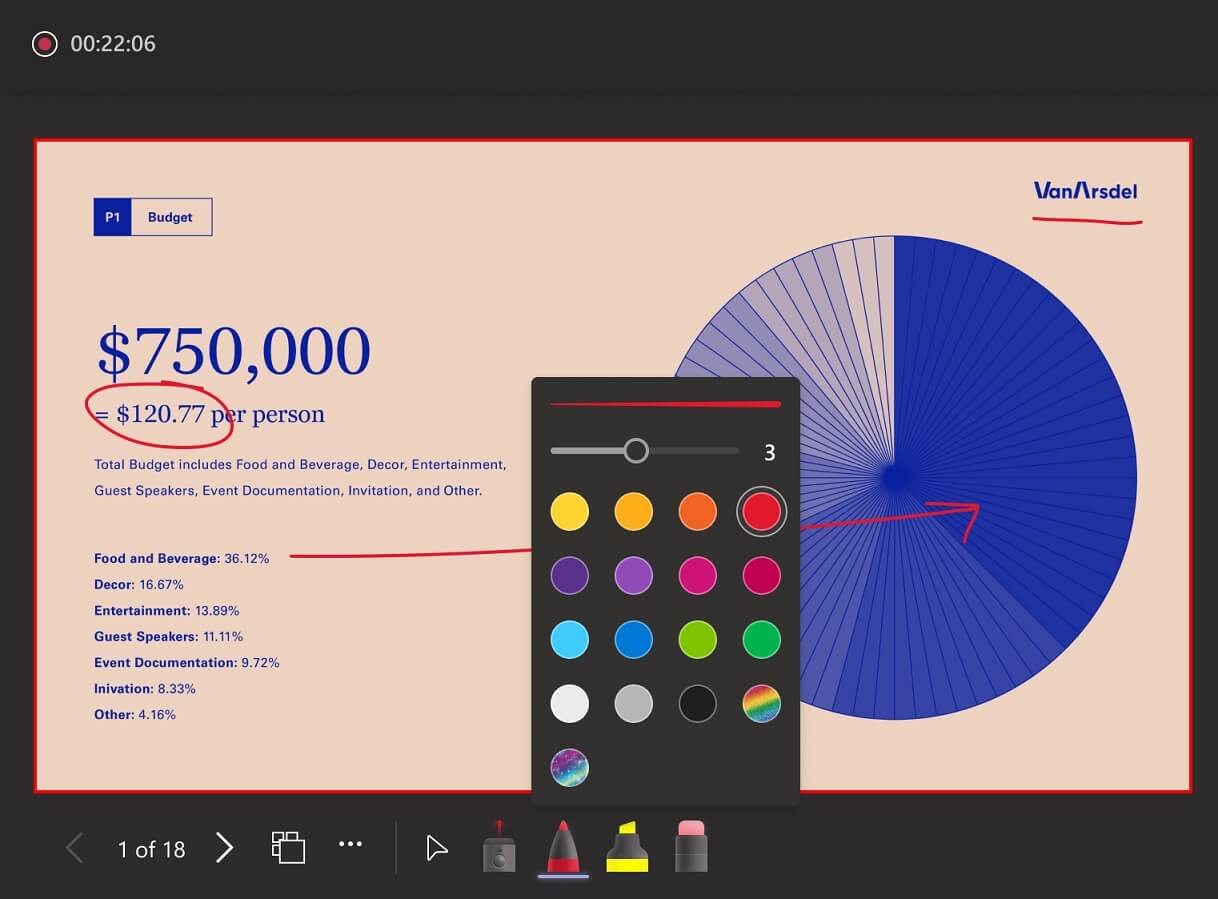 Microsoft Teams annotation