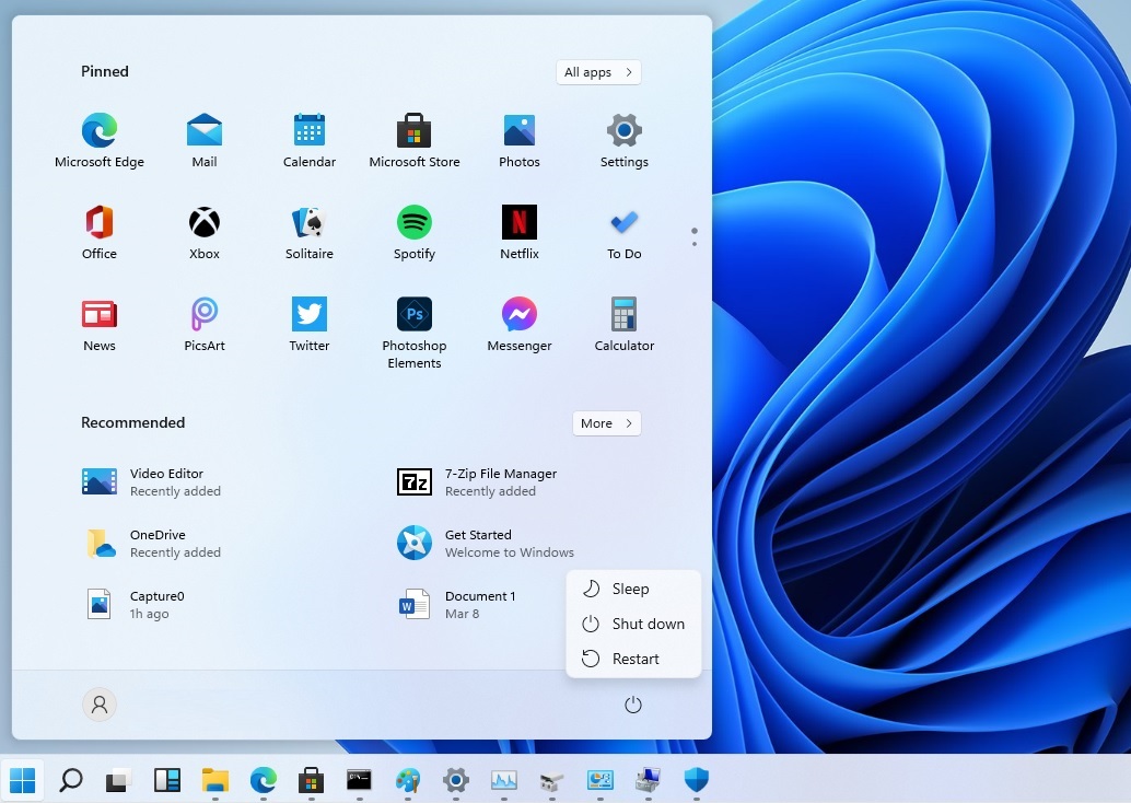 New Start Menu