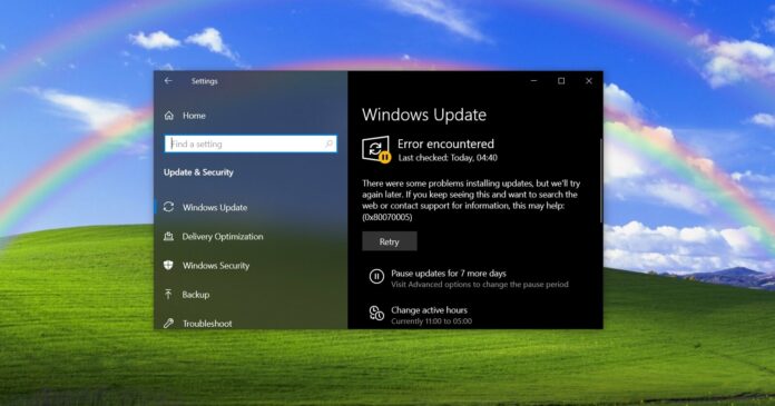 Windows 10 KB5003637 issues