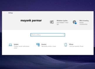 Windows 10 Settings redesign update