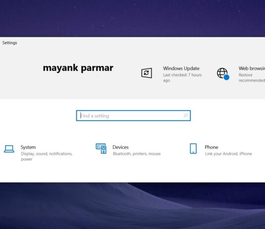Windows 10 Settings redesign update