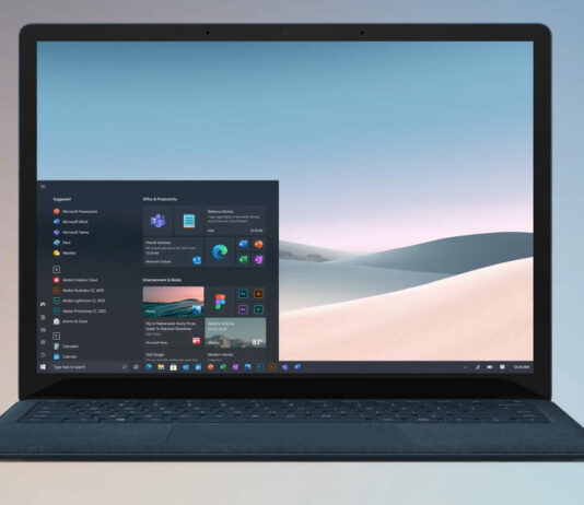 Windows 10 modern interface