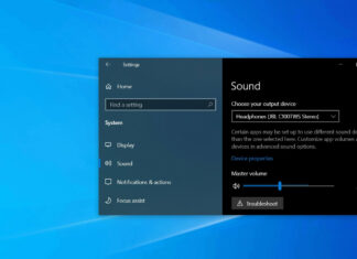 Windows 10 sound settings