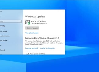 Windows 10 version 21H1