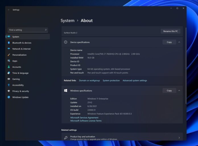 windows 11 advanced camera settings