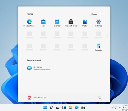 Windows 11 Start Menu
