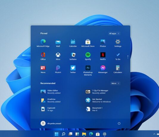 Windows 11 Start Menu revamp