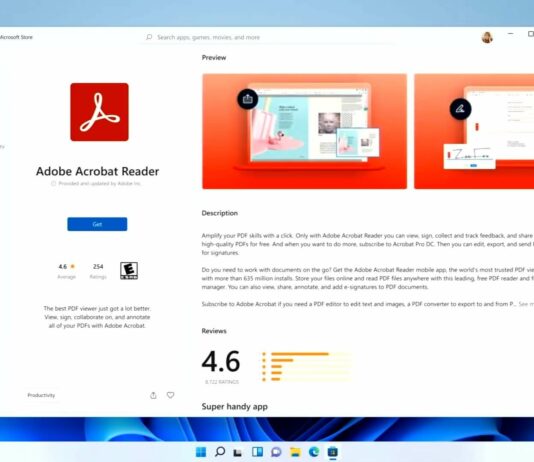 Windows 11 Store apps page