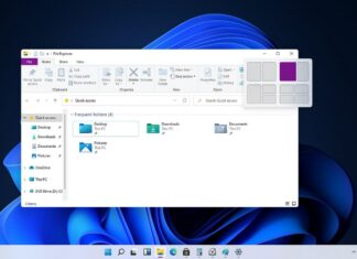 Windows 11 snapping