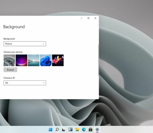 Windows 11 wallpapers have also made an early appearance