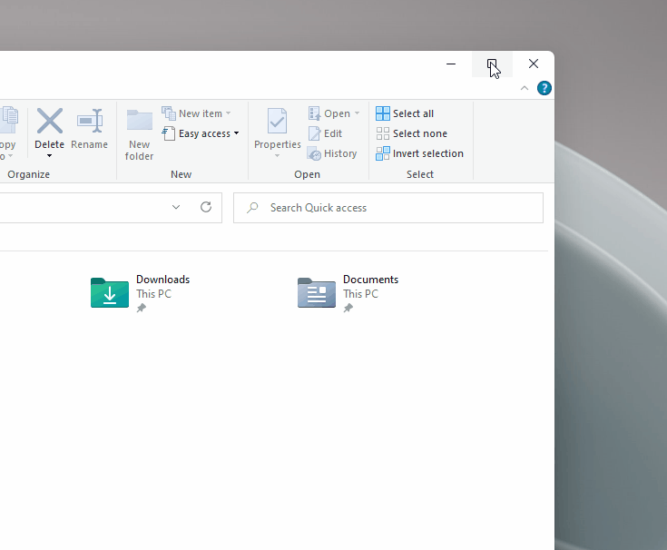 Our first look at Windows 11 new window snapping feature