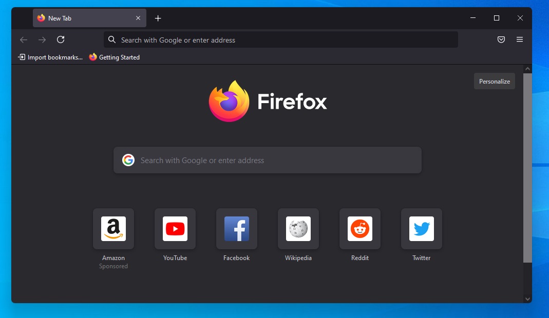 Download Firefox on Windows from the Microsoft Store
