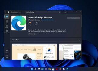 Microsoft Edge for Windows 11 Store