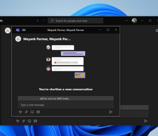 Microsoft Teams 2.0 for Windows 10