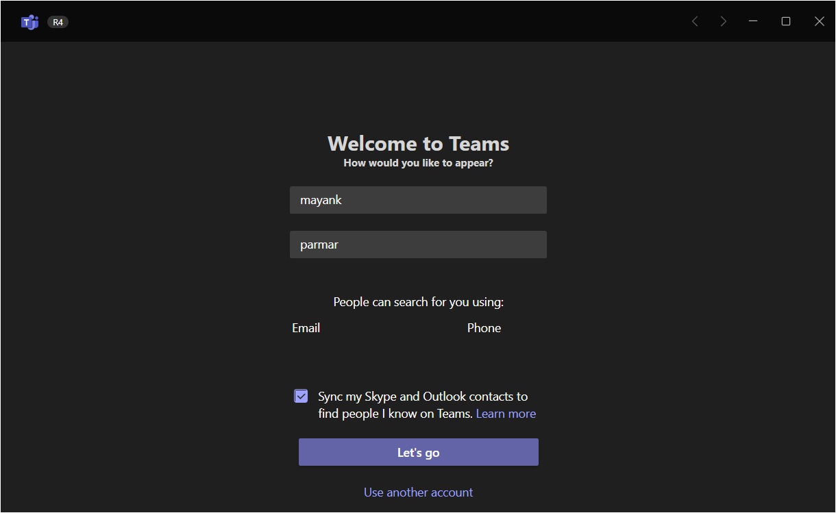 Microsoft Teams first look