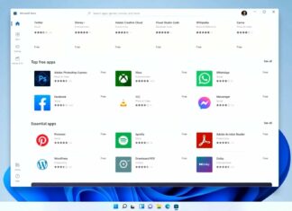 Windows 11 app store