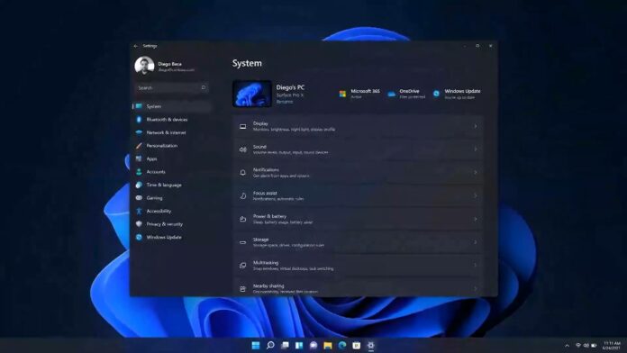 Windows 11 dark mode