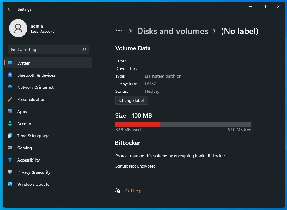 Windows 11 modern disk management