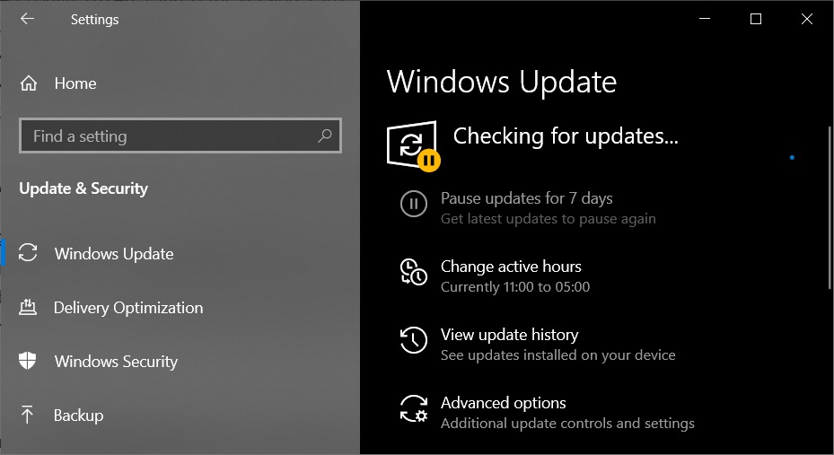 August 2021 Windows Update