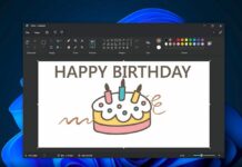 MS Paint for Windows 11 design