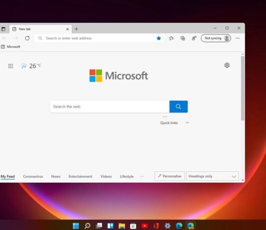 Microsoft Edge update