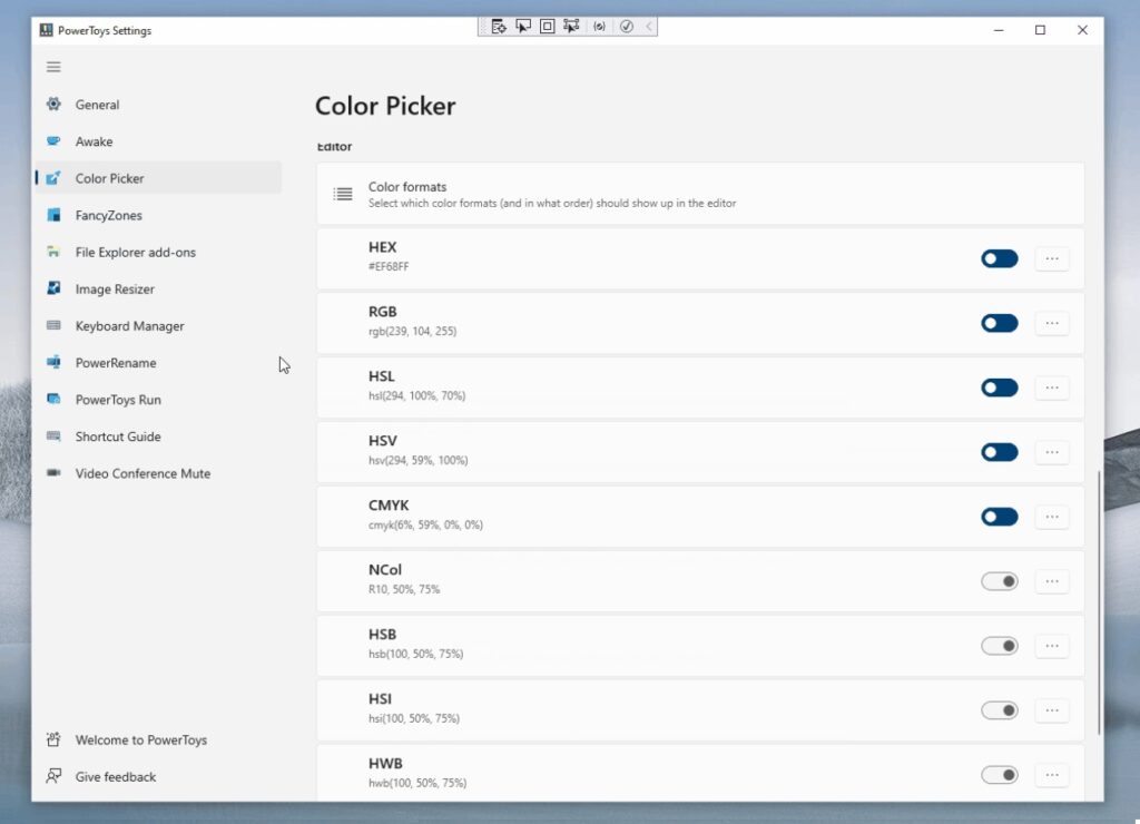 Windows 10および11用のすべてのMicrosoft PowerToysの説明