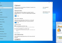 Windows 10 clipboard sync