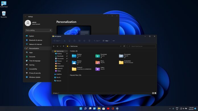 Windows 11 rounded corners update