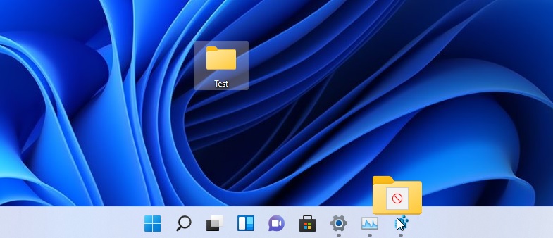 Taskbar drag and drop