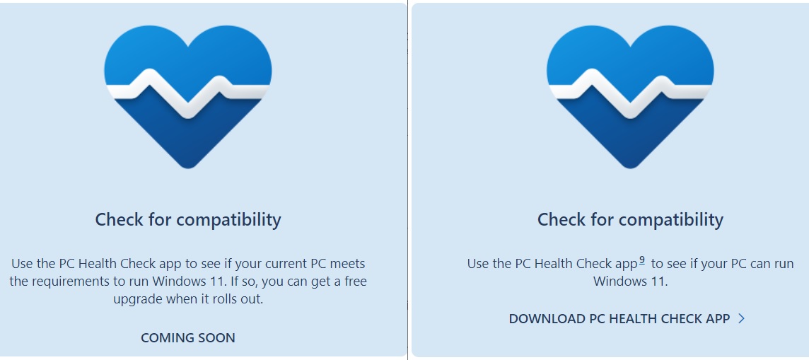 Windows 11 PC Health Check released